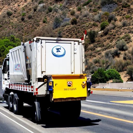 trash Truck Crashes on 110 Freeway, Sending Debris Into Nearby Neighborhood LOS ANGELES