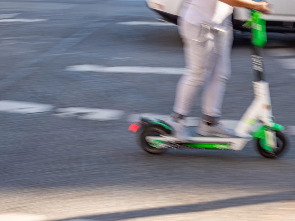 Traffic Fatality Man Riding Scooter Hit by Car and Killed in LONG BEACH Scooter