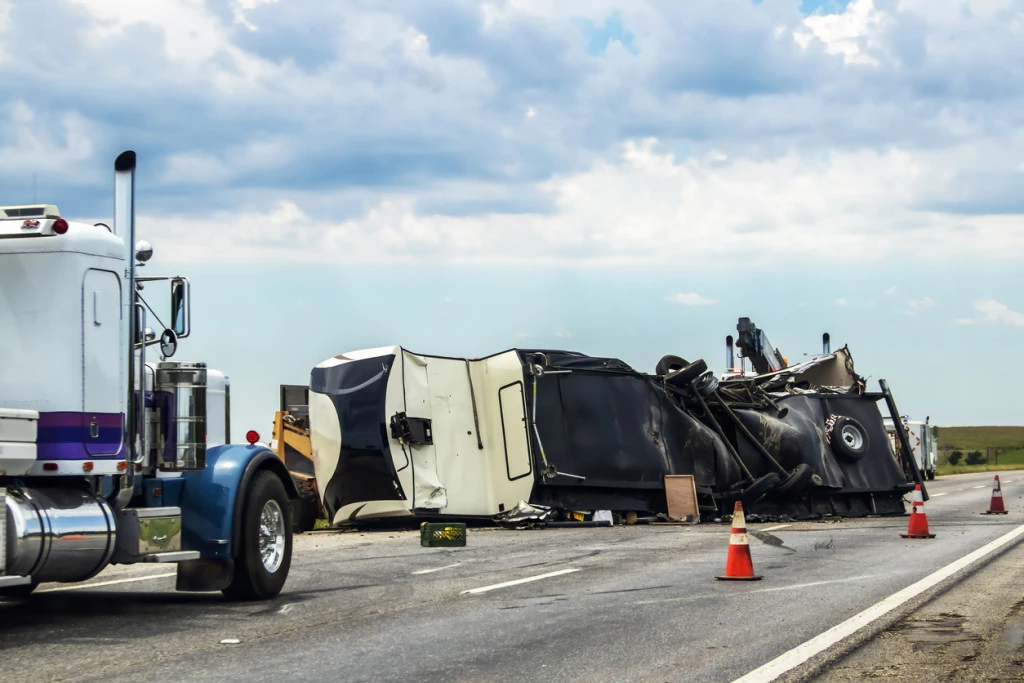 A dump truck was involved in a multi-vehicle collision that injured several in Arcadia.