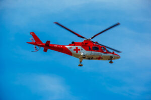 One airlifted following collision with semi-truck in Apple Valley on SR-18.