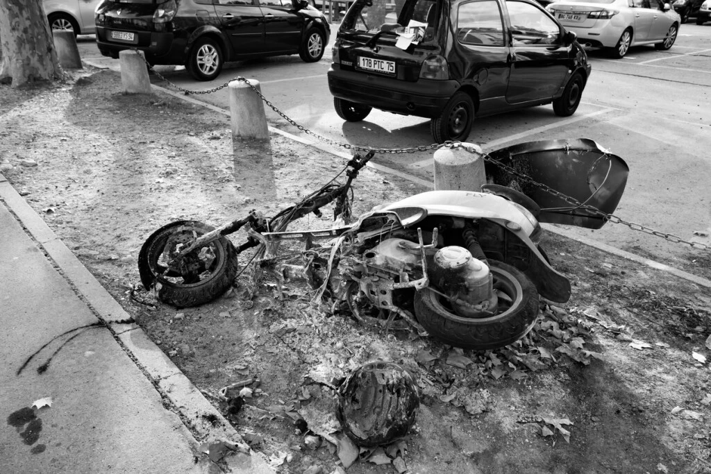 A motorcyclist was killed in a multi-vehicle collision on the I-10 in Baldwin Park.
