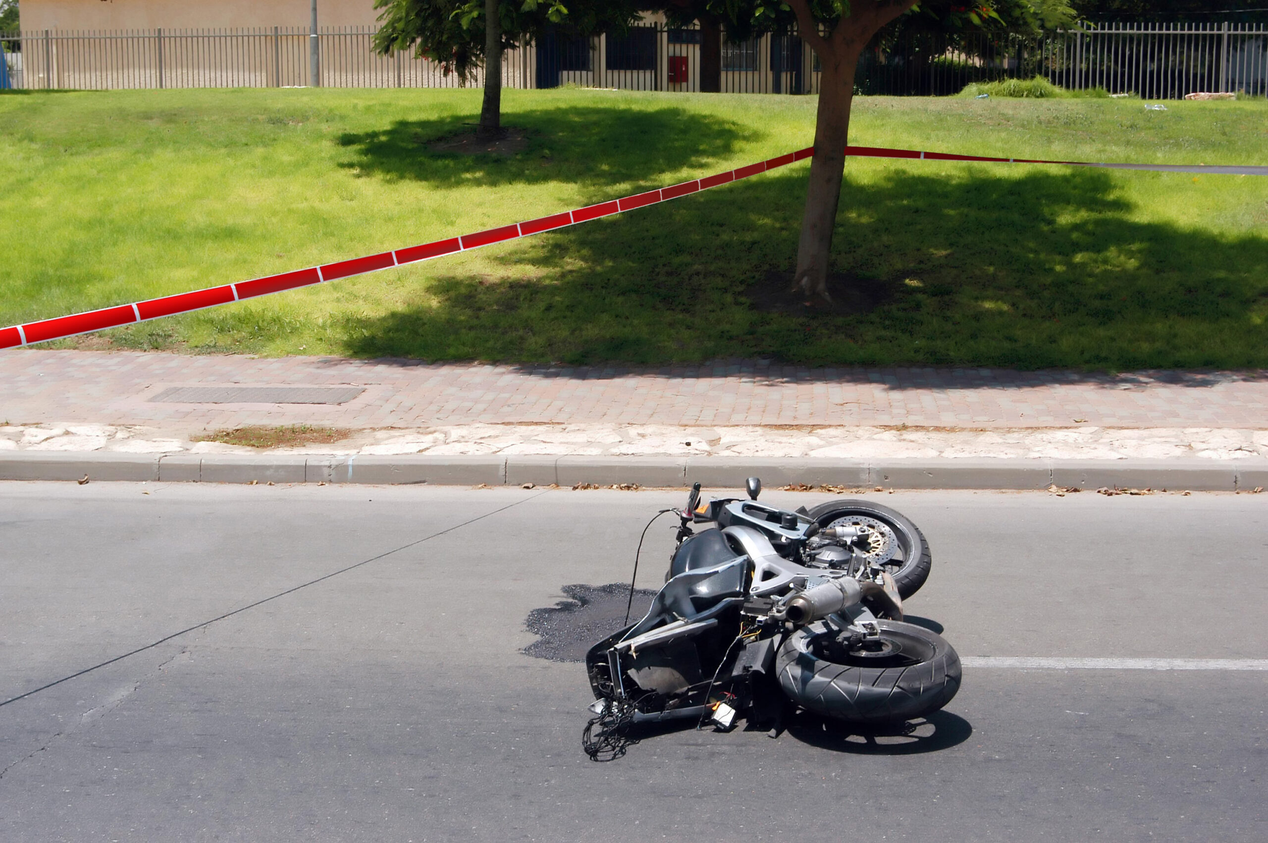 Motorcyclist seriously injured in collision with pickup in Apple Valley.